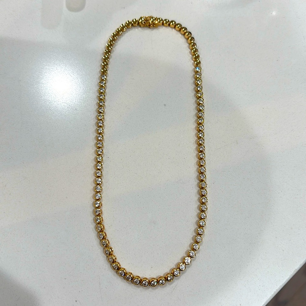 Lulu Claspe Mini Reese Tennis Necklace